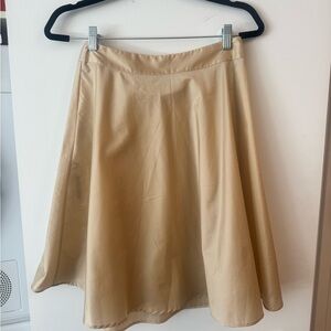 Miu Miu Silk Blend A-Line Skirt